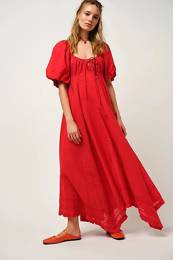On My Level Maxi Dress by Free People, Atlas Red, S | Free People (Global - UK&FR Excluded)
