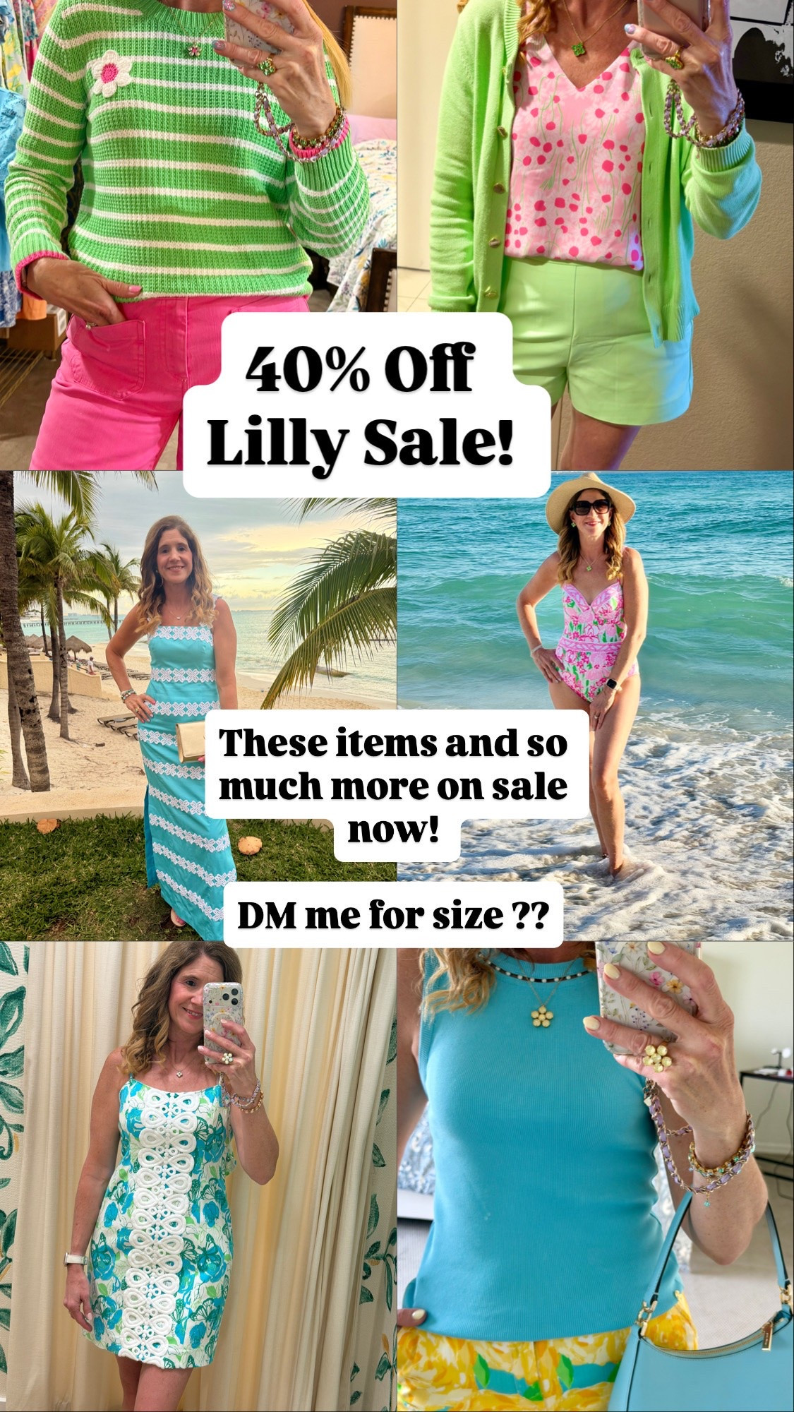 🚨 SURPRISE SALE ALERT! 🚨

Lilly Pulitzer just surprised us with a BIG Spring Sale and some styles are up to 40% OFF! 🌴☀️💕

If you’ve been eyeing resort dresses, skorts, matching sets, swim, or vacation-ready pieces, now is the time to grab them before sizes disappear.

✨ Perfect for:
✔️ Summer vacations
✔️ Beach trips
✔️ Cruises
✔️ Graduation parties
✔️ Resort wear
✔️ Everyday colorful style

I’ve already started shopping my favorites and will be sharing my top picks and styling ideas throughout the sale!

🛍️ Shop everything through my LTK before your size is gone!

Lilly Pulitzer sale, Lilly Pulitzer spring sale, Lilly Pulitzer deals, resort wear, vacation outfits, cruise outfits, colorful fashion, summer dresses, preppy style, beach vacation outfits, tropical fashion, vacation wardrobe, summer style, resort fashion, cruise wear, coastal style, colorful dresses, skorts, Lilly Pulitzer outfits, summer travel style

#LillyPulitzer
#LTKOver40
#LTKSeasonal
#LTKWorkwear
#LillyPulitzerStyle
#LillySale
#LillyPulitzerSale
#LillyLover
#PreppyStyle
#ResortWear
#VacationStyle
#CruiseStyle
#SummerStyle
#ColorfulFashion
#BeachVacation
#TravelStyle
#OOTD
#LTKStyle
#LTKSaleAlert
#ShopLTK
#SummerWardrobe
#ResortFashion
#LillyObsessed

#LTKSaleAlert #LTKTravel #LTKSwim