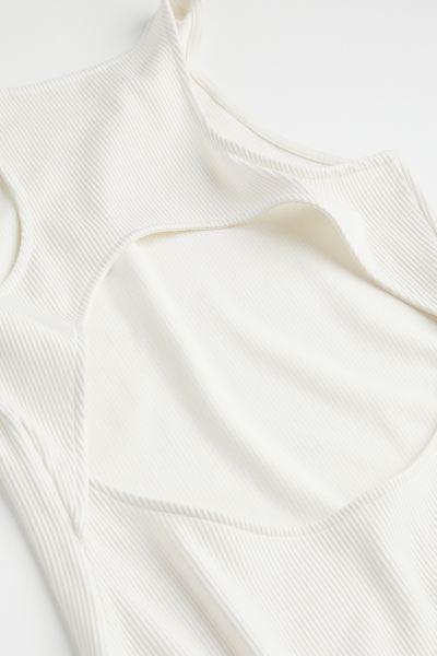 Ribbed open-backed dress | H&M (UK, MY, IN, SG, PH, TW, HK)