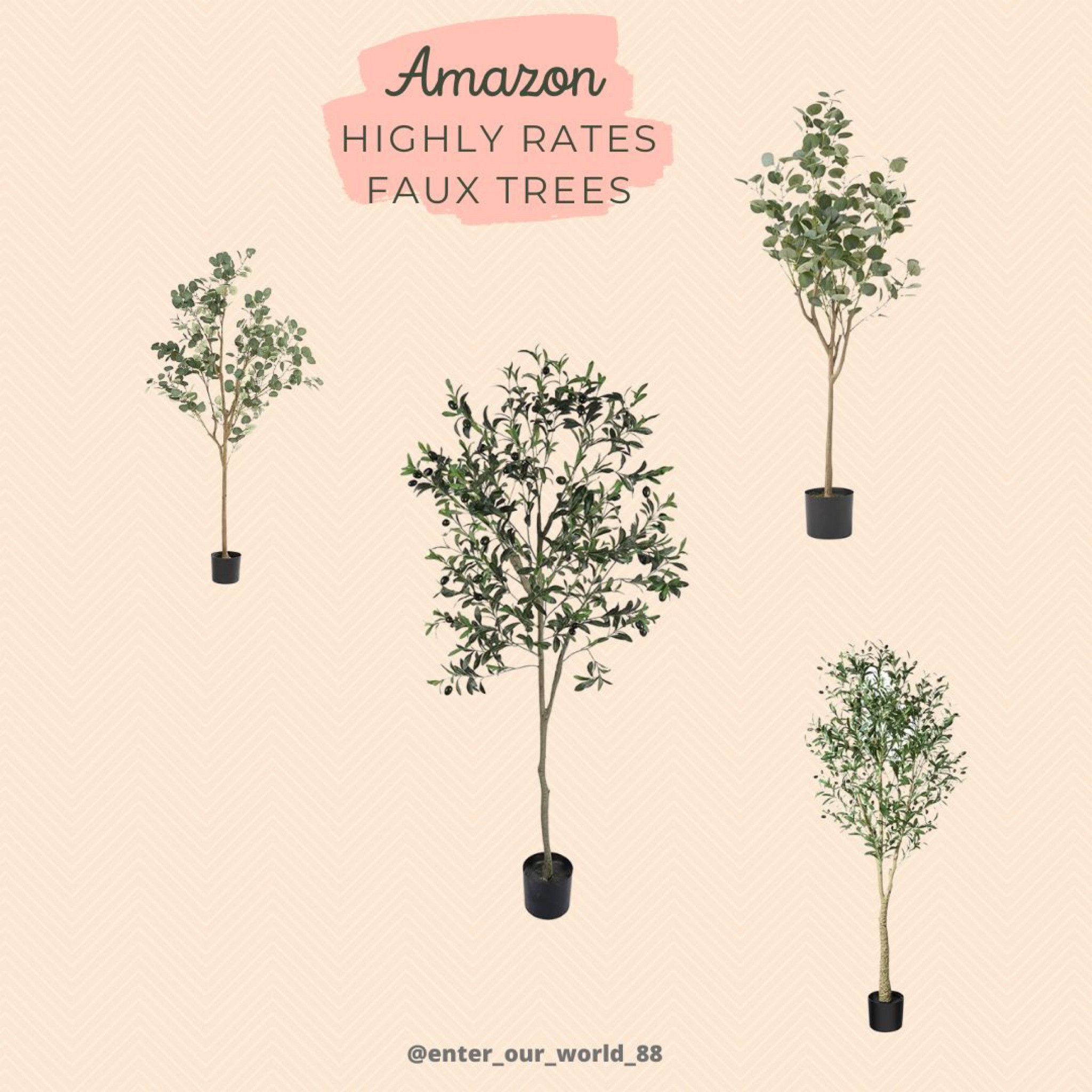 Highly rates faux trees from #amazon 
#amazonhome #amazonfinds 

#LTKunder100 #LTKunder50 #LTKhome