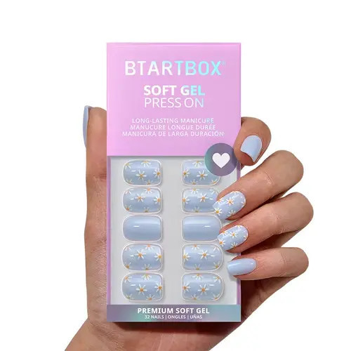 Btartboxnails Press-on Nails Set Short Square in Porch Sky at Nordstrom | Nordstrom
