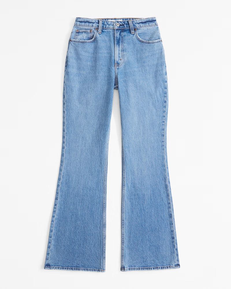 Curve Love High Rise Vintage Flare Jean | Abercrombie & Fitch (US)