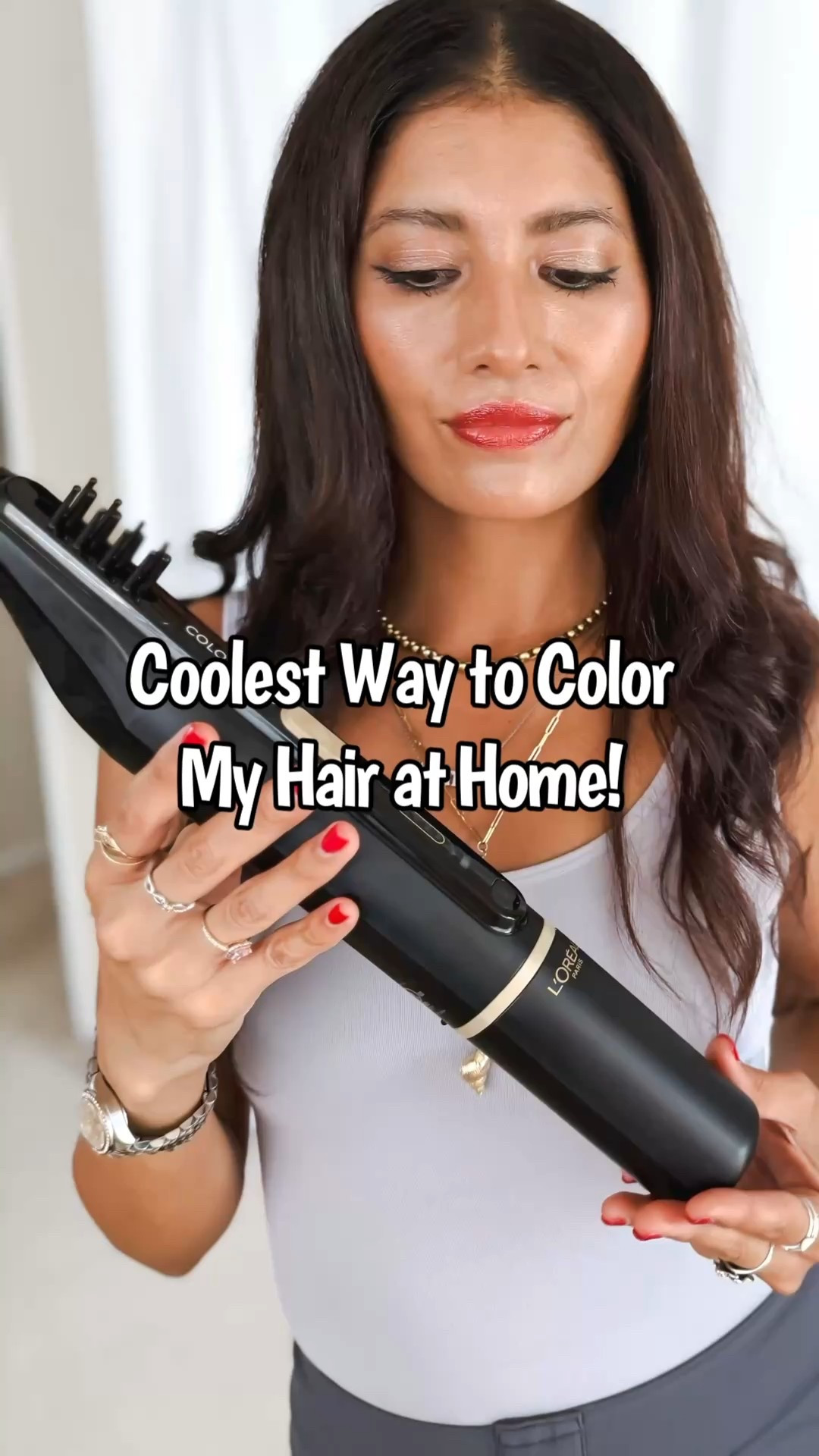 Sharing my outfits and this cool new way I colored my hair at home using the L’Oréal Colorsonic in shade Dark Brown Natural 4. The applicator is so easy to use, gives even coverage, and cleans up without the mess. First time trying it and I love the natural salon-quality results.



L’Oréal Colorsonic hair color, Dark Brown Natural 4, at home hair dye, easy hair color applicator, salon results at home, mess-free hair dye, natural dark brown hair, hair care tools, beauty must haves, at home beauty routine.

#LTKBeauty #LTKOver40 #LTKFamily