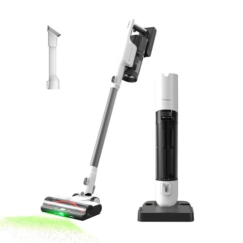 Tineco Pure ONE Station 5 Cordless Smart Vacuum with 2.5L Auto Dust Base, Full-Path Self-Cleaning, 175AW Suction, ZeroTangle Tech, Stick Vacuum Cleaner for Pet Hair, Carpet & Hard Floor | Amazon (US)