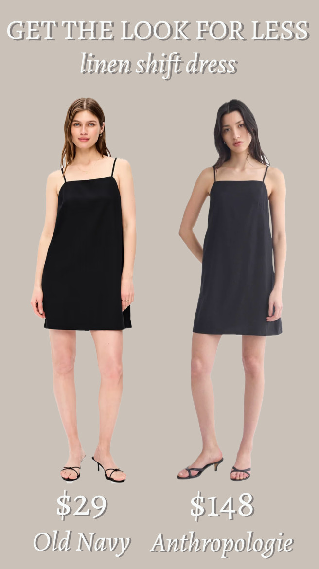 Mini Linen Shift Dress…the perfect summer dress!  …………………… old navy dress old navy linen dress anthropologie dress anthropologie dupe anthropologie linen dress min dress mini linen dress shift linen dress shift dress plus size dress spaghetti strap dress mini dresses summer dresses European style Europe style Europe dress summer style date night look little black dress date night dress preppy style classic style classy outfit old money aesthetic  

 #LTKootd #LTKOver40 #LTKPlusSize