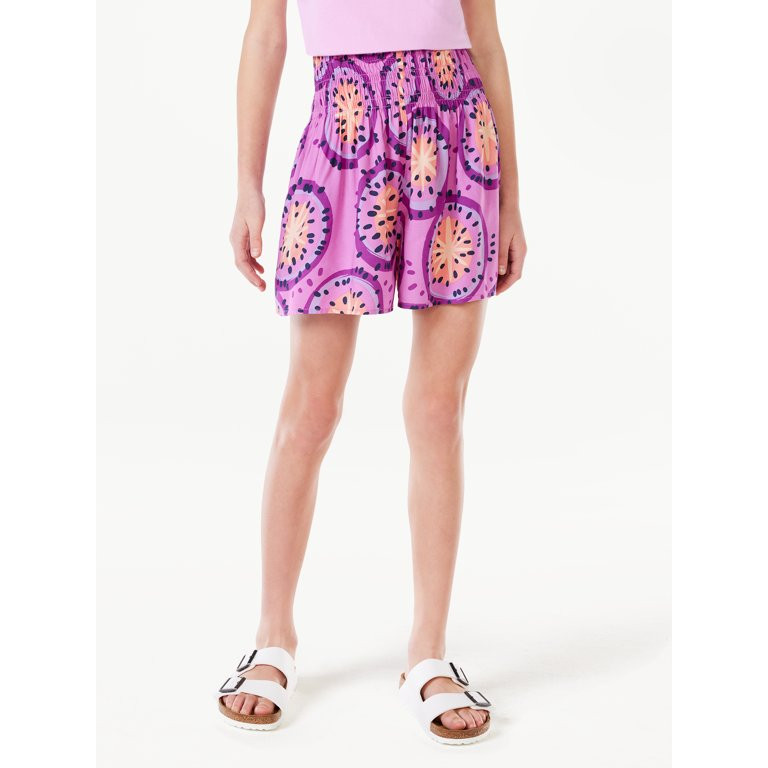 Free Assembly Girls Smocked Shorts, Sizes 4-18 | Walmart (US)