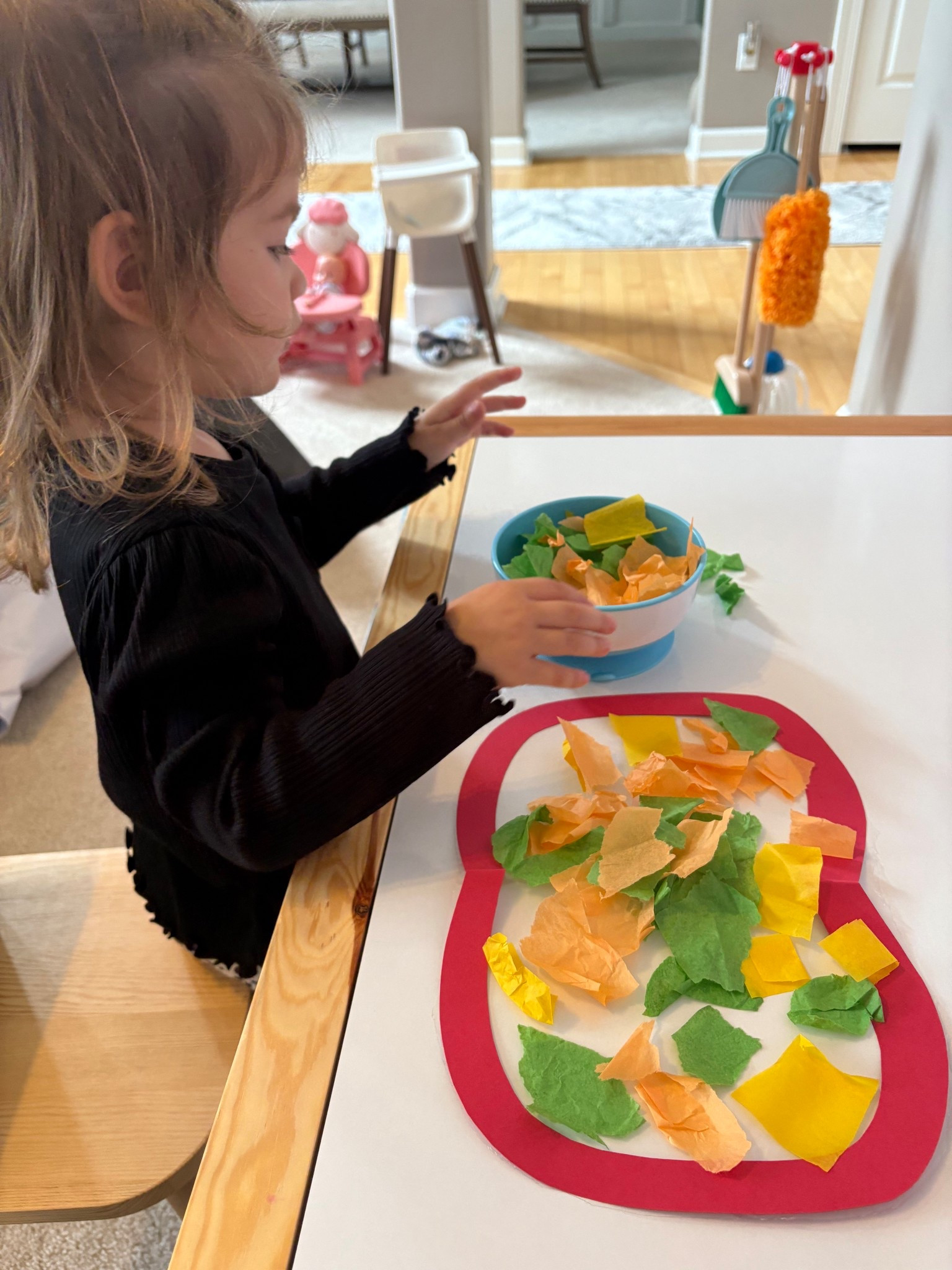 As my toddler has gotten older, one of my favorite things has been watching her skills grow and seeing her get more involved with crafts like this one 🍎🍏

Since it’s been feeling like fall, we decided to make some apples to decorate our windows with! She loved being the helper with the tissue paper and tried cutting herself…we ended up ripping most of them 🤣

What you need:
🍎Construction paper to cut the apples out 
🍏Contact paper to put behind the apple cut out 
🍎Colored tissue paper (you can have your little one cut or tear the tissue paper into pieces!)

#LTKKids #LTKSeasonal #LTKFamily