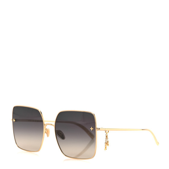 Metal LV Square Charm Sunglasses Z1718U Black | FASHIONPHILE (US)