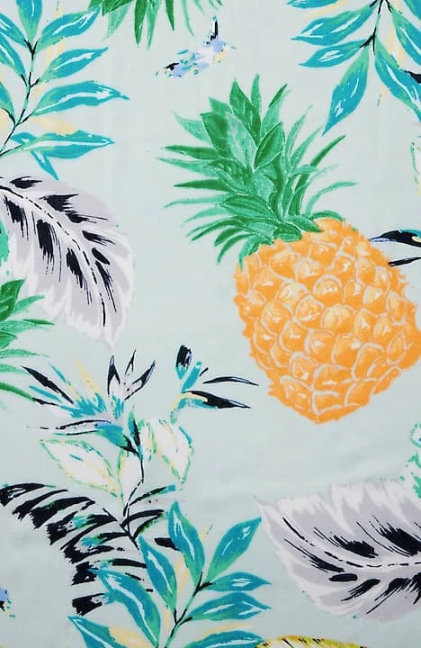 Pineapple Whimsical Square Scarf | J. Jill