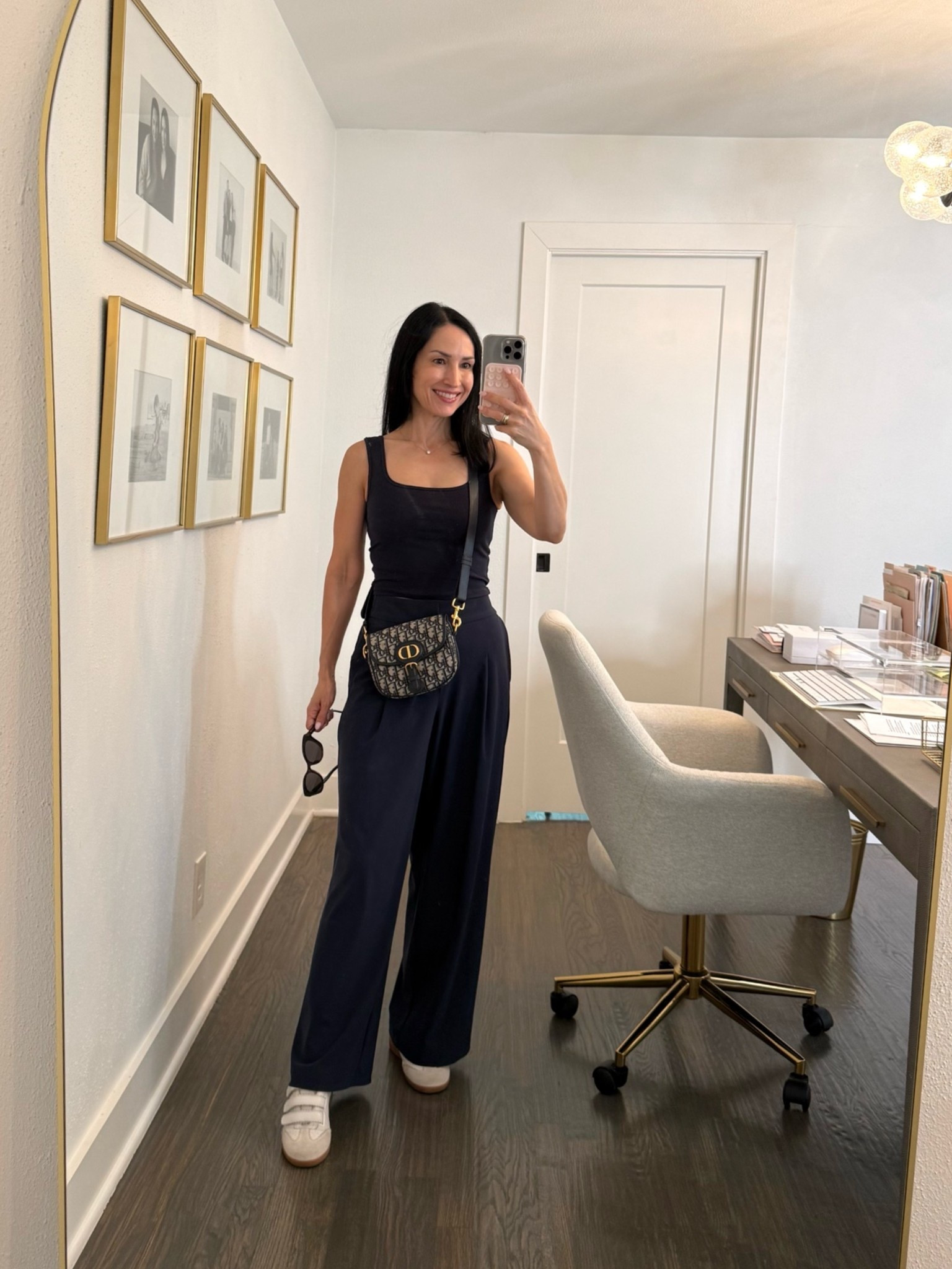 Basketball mom ootd for games all day! Fav @athleta trousers and tank with Dior crossbody from Keeks (use code Andrea50)

#LTKmomlife #LTKOver40 #LTKPetite