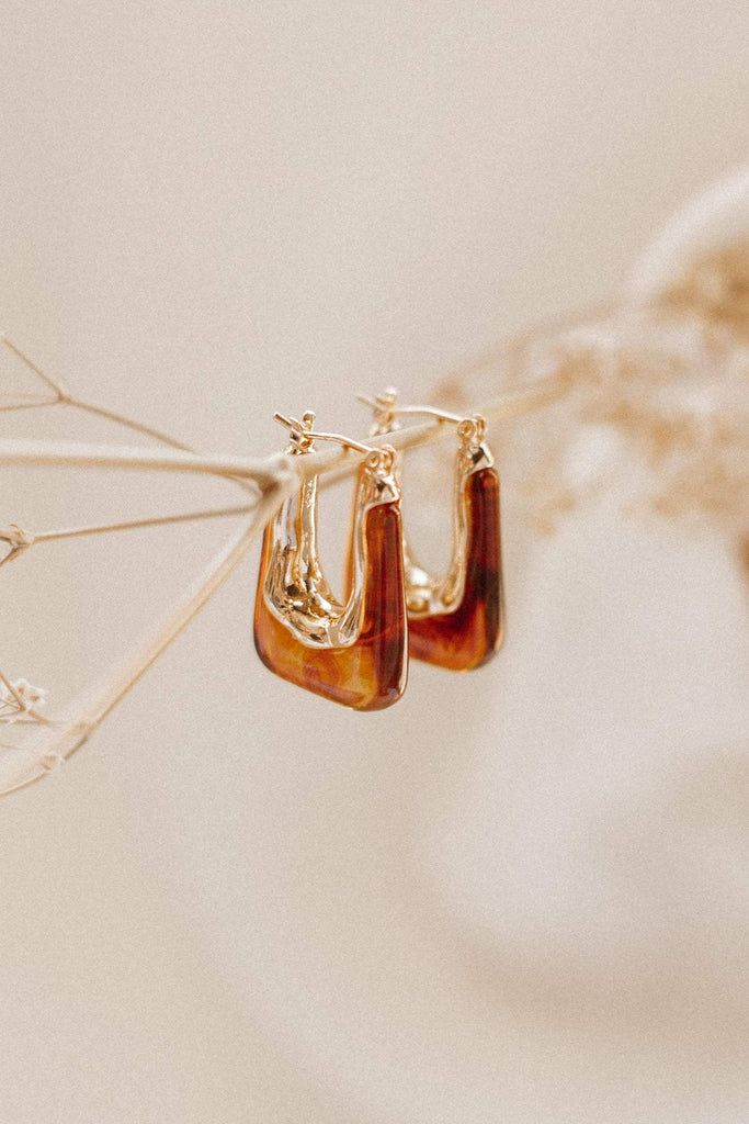 Minsi Earrings - Brown | Petal & Pup (US)