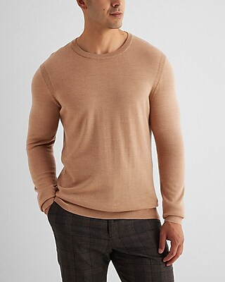 Crew Neck Merino Wool Sweater | Express