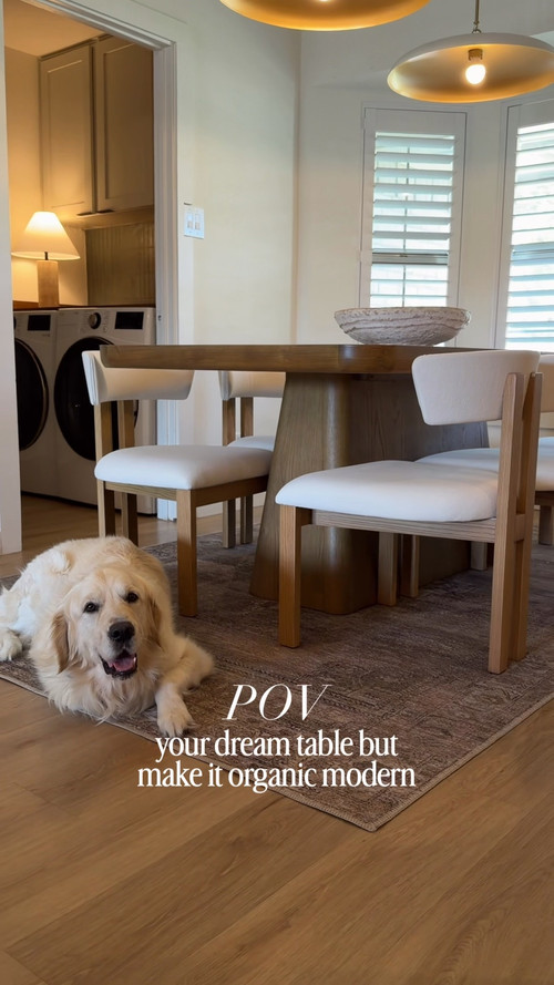 This dining room setup has quickly become one of my favorite spaces in the house.