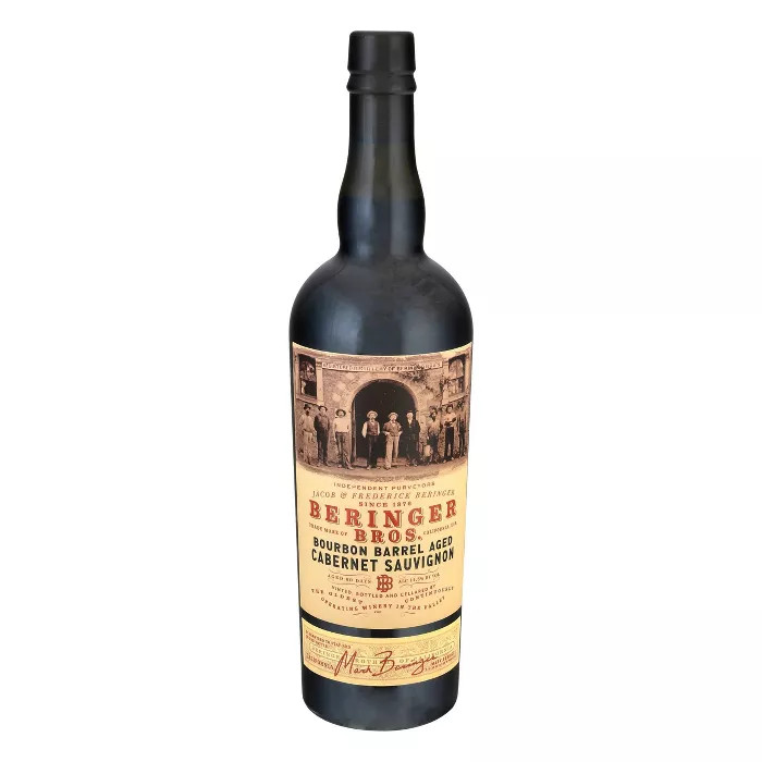 Beringer Bros. Bourbon Barrel Cabernet Sauvignon Red Wine - 750ml Bottle | Target