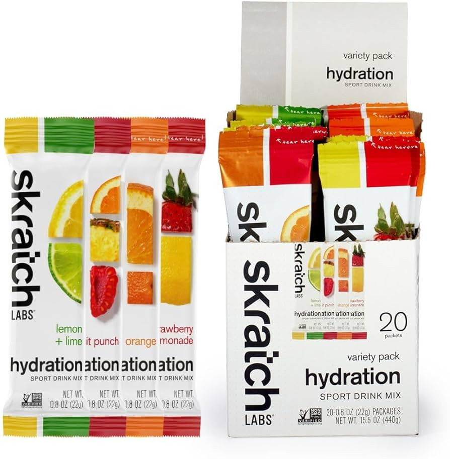 Skratch Labs Hydration Packets - Hydration Drink Mix, Variety Pack (20 Single Serving Packets) - ... | Amazon (US)
