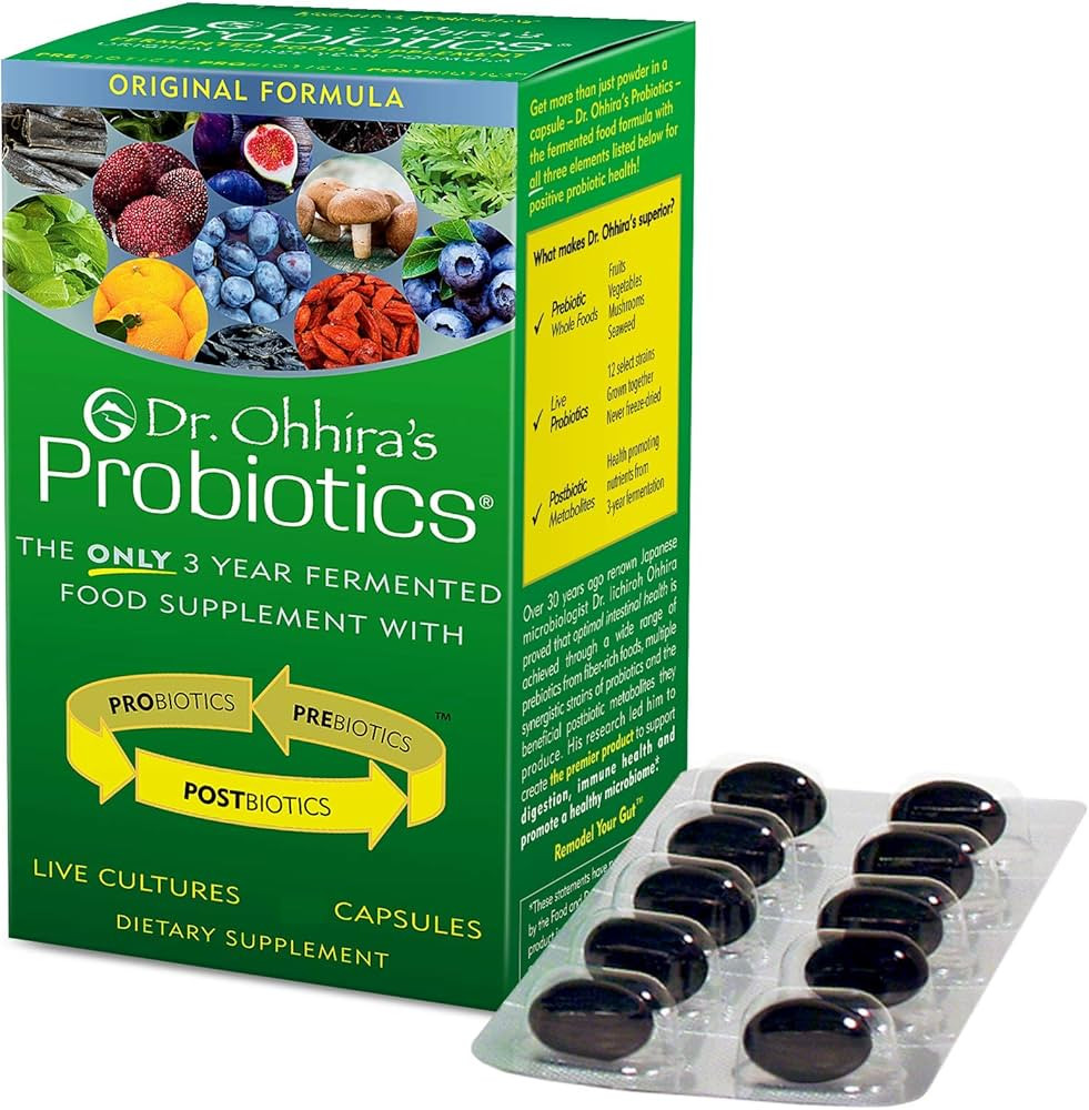 Dr. Ohhira’s Probiotics Original Formula with 3 Year Fermented Prebiotics, Live Active Probioti... | Amazon (US)