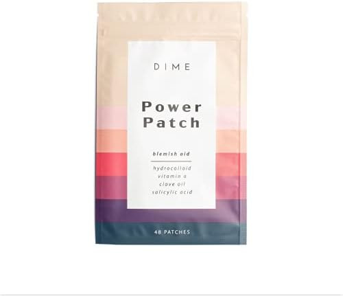 DIME Beauty Power Patch Acne and Blemish Aid Spot Patch with Salicylic Acid, Hydrocolloid, Vitami... | Amazon (US)