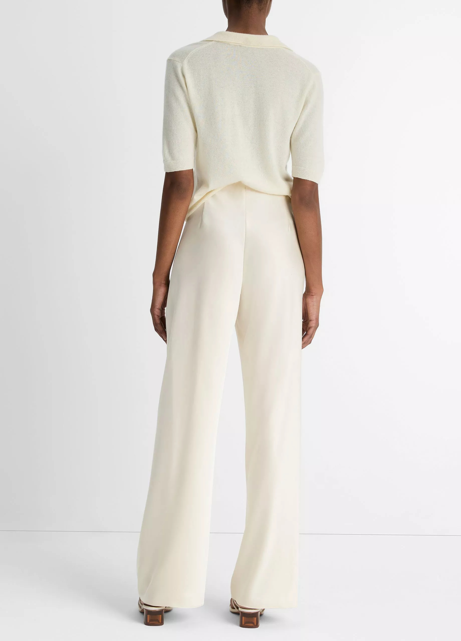 Colette High-Rise Fluid Satin Bias Pant | Vince LLC