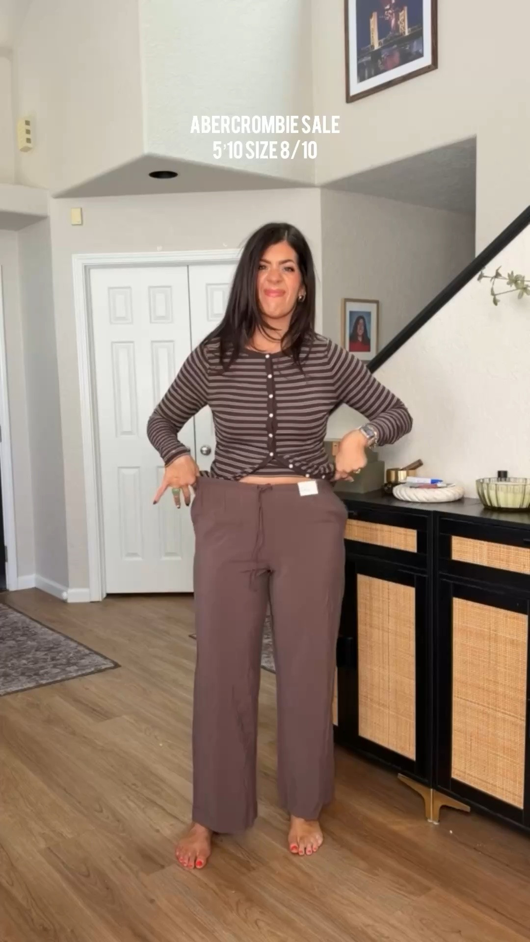 Midsize fashion, Abercrombie, fall fashion, fall style, trendy fashion, casual outfits, fall outfits, mom style, lounge, stripe sweater 

 #LTKootd #LTKSaleAlert #LTKMidsize