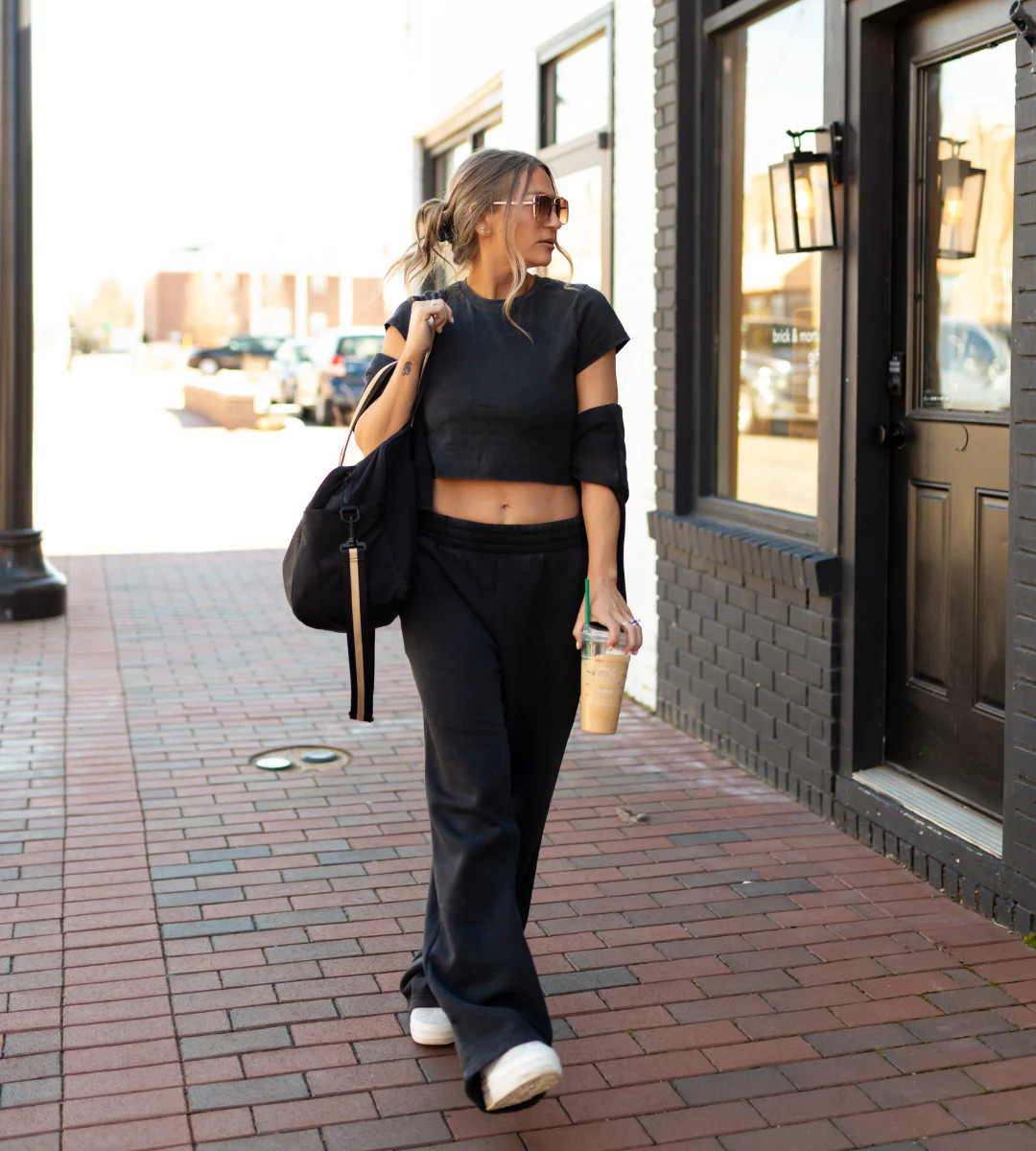 Off-Duty Straight Leg Fleece Sweatpant | Hill x Sarah