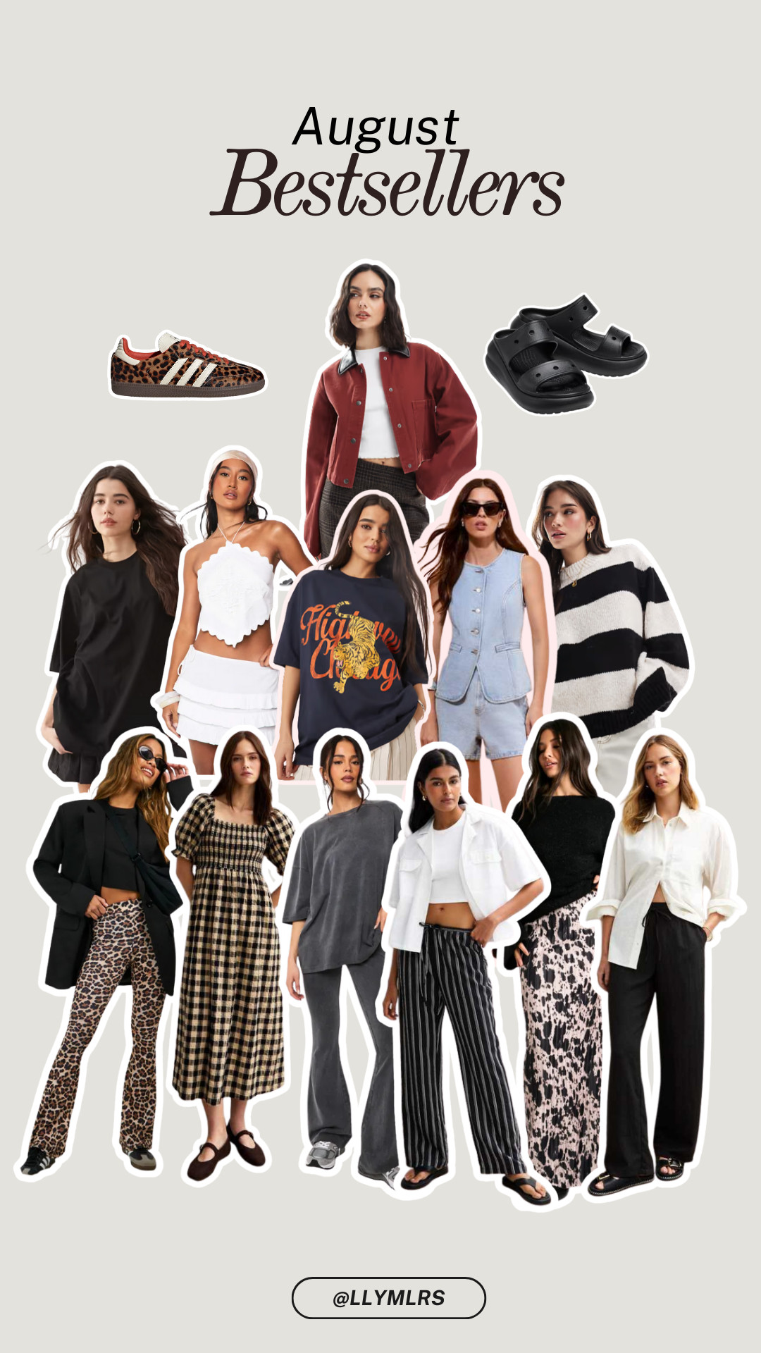 August bestsellers!! 

Autumn/summer, transitional outfit, Adidas, Asos, New Look, Boohoo, Crocs, maxi dress, trousers, jumper, oversized shirt, denim vest  

 #LTKuk #LTKautumn #LTKeurope