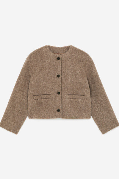 Brushed Wool-Blend Jacket | Arket UK