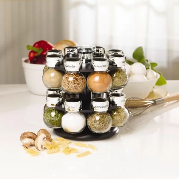 16 Jar Spice Jar & Rack Set | Wayfair North America