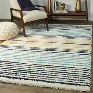 Balta Jayden Berber Shag Area Rug (2'7" x 7' Runner - White) | Bed Bath & Beyond
