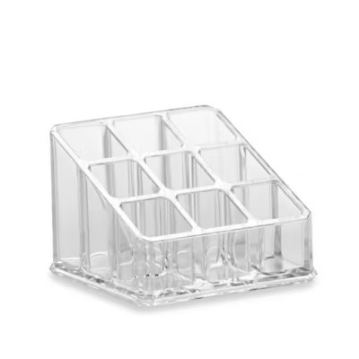 Home Basics Small Cosmetic Organizer in Clear | Bed Bath & Beyond