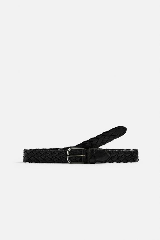 LIMITED EDITION BRAIDED LEATHER BELT | Zara UK