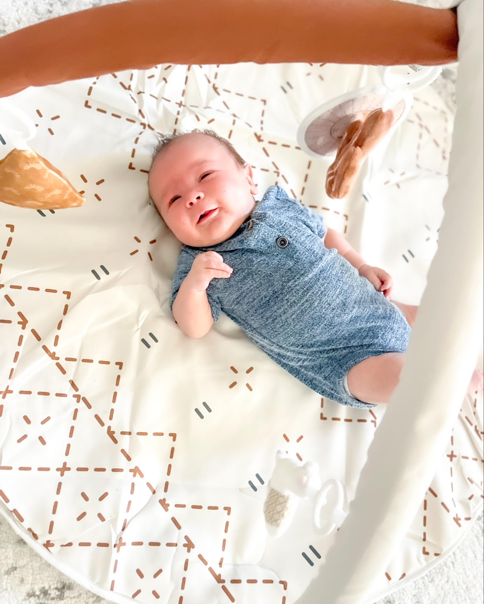Baby boy LOVES this activity mat and I love how aesthetic it is! ❤️ #baby #newborn #babyboy #activitymat 

#LTKKids #LTKBaby #LTKBump