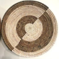 Black & White Boho Wall Basket. Extra Large Woven Fruit Bowl. Decorative Hanging Basket. African Dec | Etsy (UK)