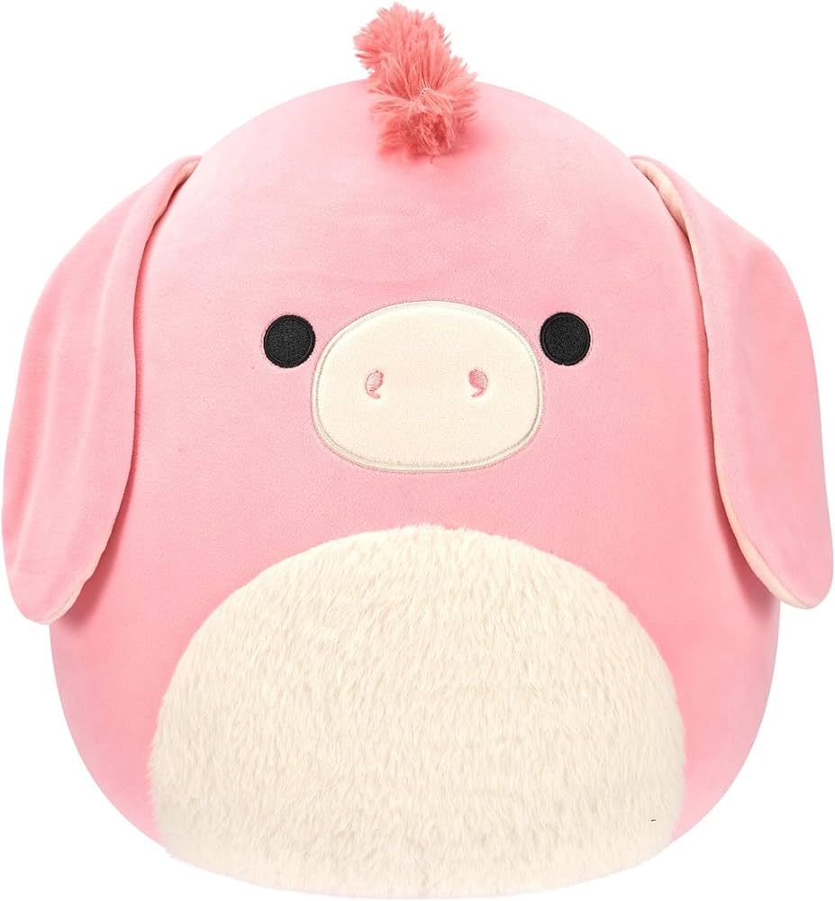 Squishmallows Original 12-Inch Maudie Pink Donkey with White Fuzzy Belly - Official Jazwares Plus... | Amazon (US)