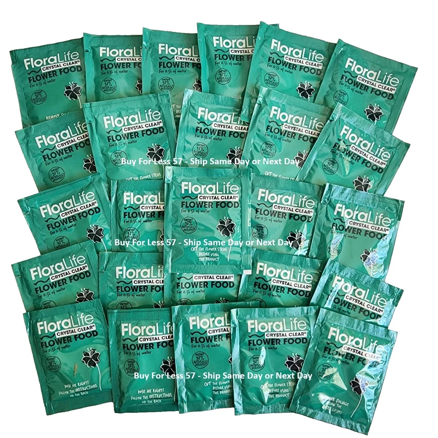 Floralife Crystal Clear Flower Food Pkts | Walmart (US)