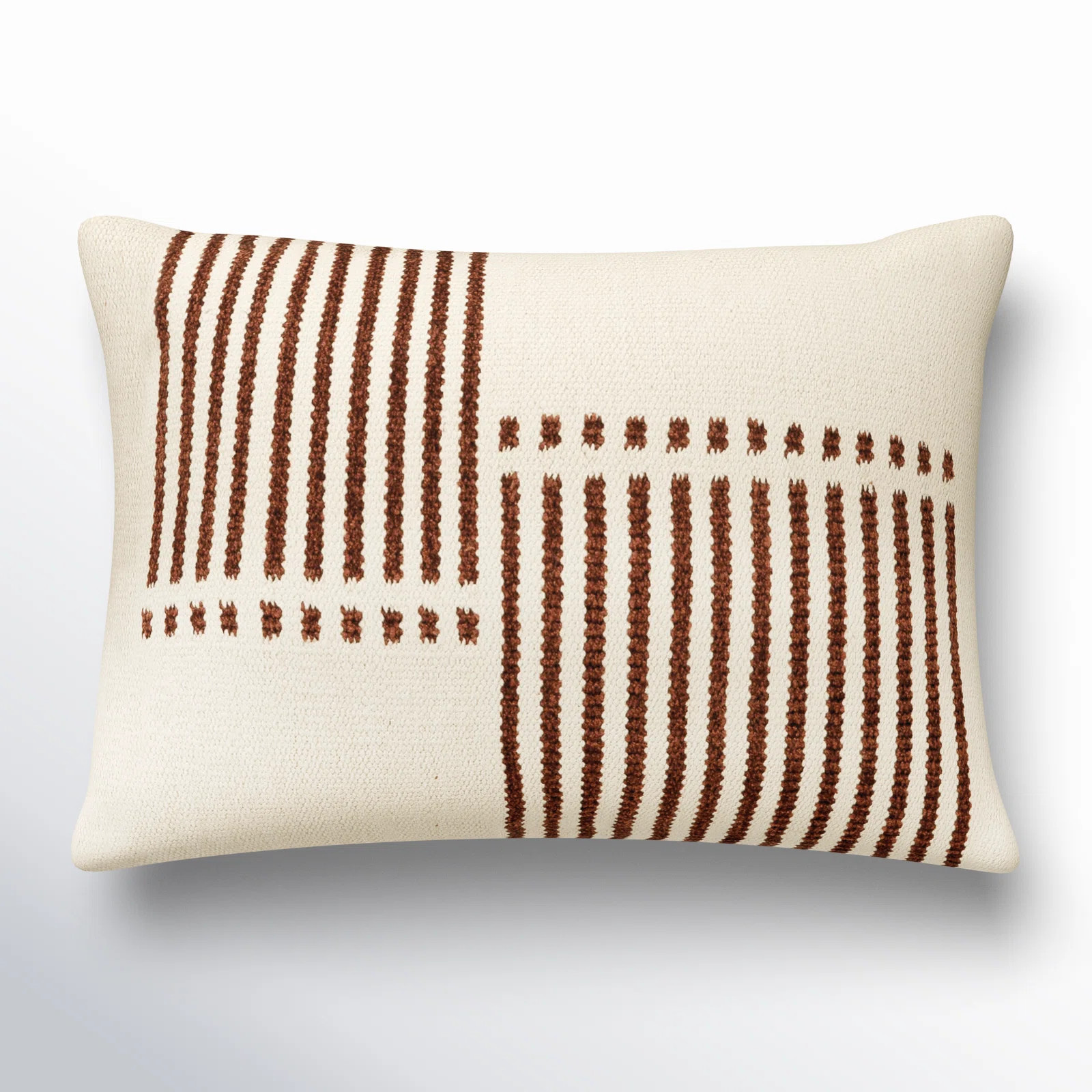 Carlus Striped Cotton Lumbar Throw Pillow | AllModern