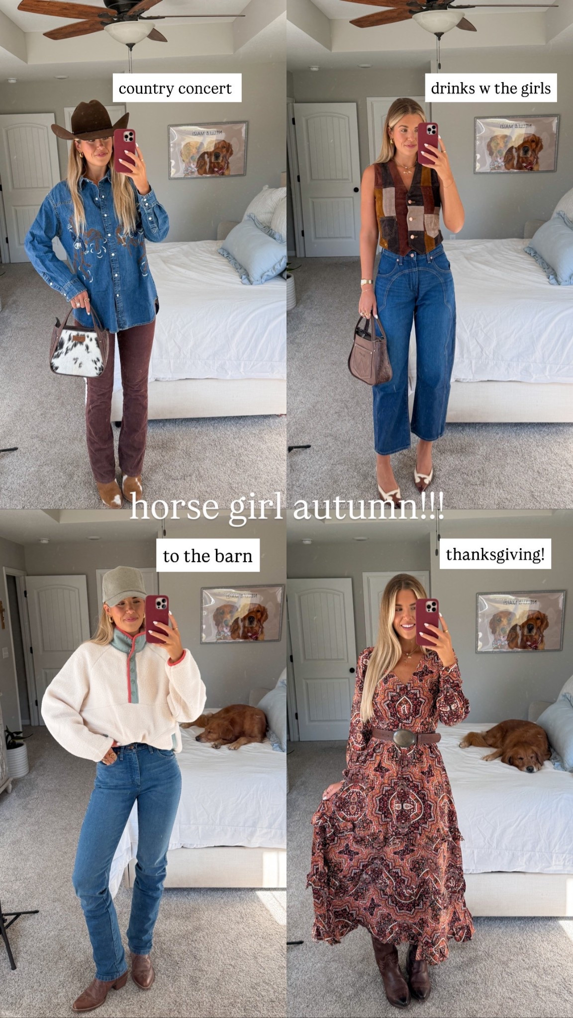 from left to right, top to bottom- sizing: 
🤎top in a medium, jeans in a 26/34
🤎top in an xs, jeans in a 26
🤎top in a medium, jeans in a 26/36
🤎 size xs in dress 


#LTKSeasonal #LTKFindsUnder50 #LTKSaleAlert