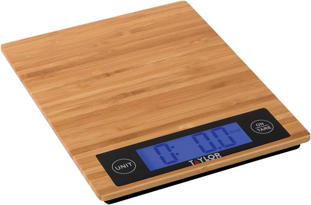 Taylor 382821 Digital Kitchen Scale, 11 Lb, Bamboo | Amazon (US)