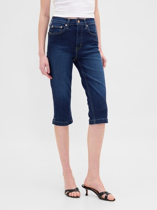 High Rise Cropped Capri Jeans | Gap (US)