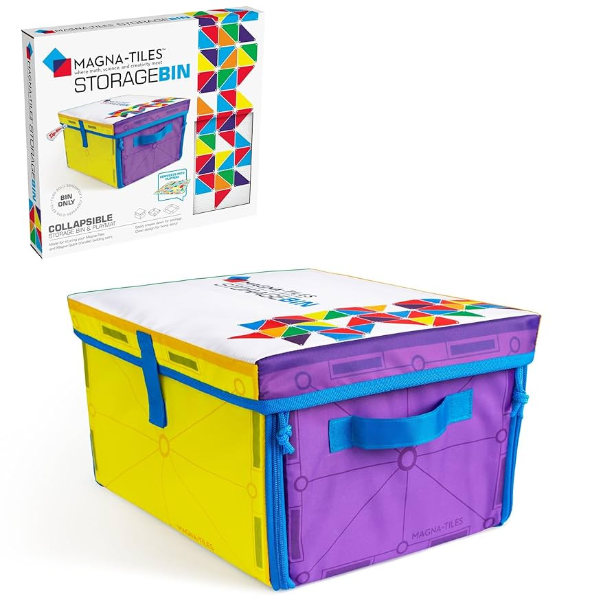 MAGNA-TILES Storage Bin & Interactive Play-Mat, The ORIGINAL Magnetic Building Brand | Amazon (US)