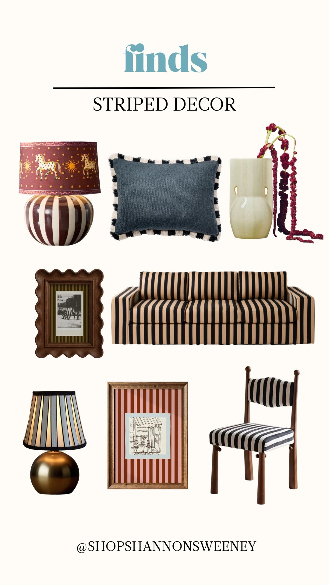 Striped home decor 

#LTKHome