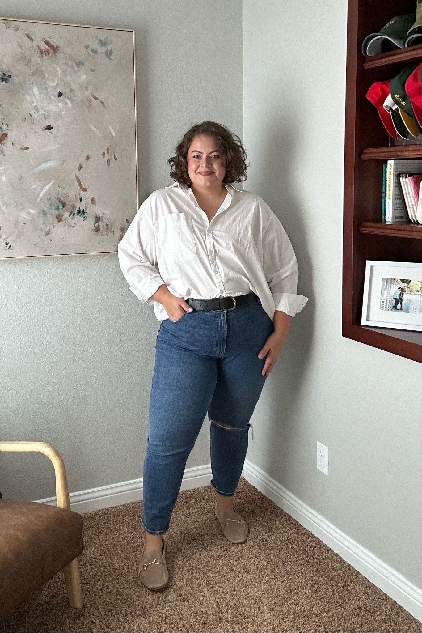 Top 1X • Jeans 33 

#LTKPlusSize #LTKMidsize #LTKWorkwear