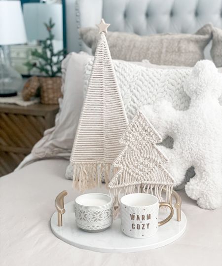 Ready for all things Christmas and here I have decorated our bedroom very simple, minimal and neutral for Christmas. Used a lot of items I had on hand including my fave Lush decor bedding and macrame accents

#neutral #macrame #christmas #winterbedding #ruffleduvet #bedding #cozybedroom #boho #mug #tray  

#LTKhome #LTKHoliday #LTKSeasonal
