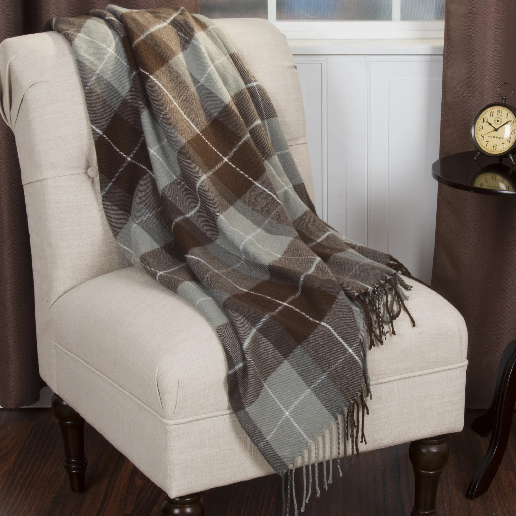 Throw Blanket - 50x60 Machine-Washable Cashmere-Like Throw for Sofas, Beds, and Chairs - Blankets for Room Decor by Lavish Home | Wayfair North America