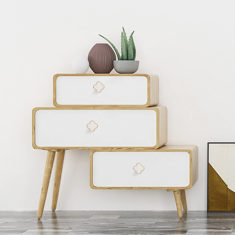 6 Pcs Clover Knobs Four-Leaf Handle Creative Cabinet Drawer Pulls Gold for Dresser Wardrobe Zinc ... | Amazon (US)