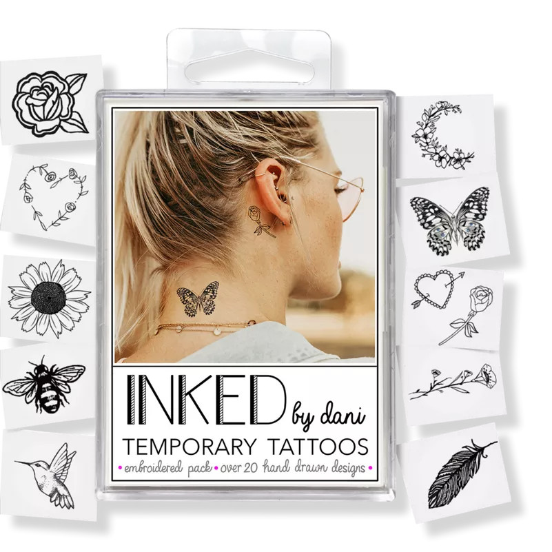 Temporary Tattoos The Embroidered Pack | Ulta