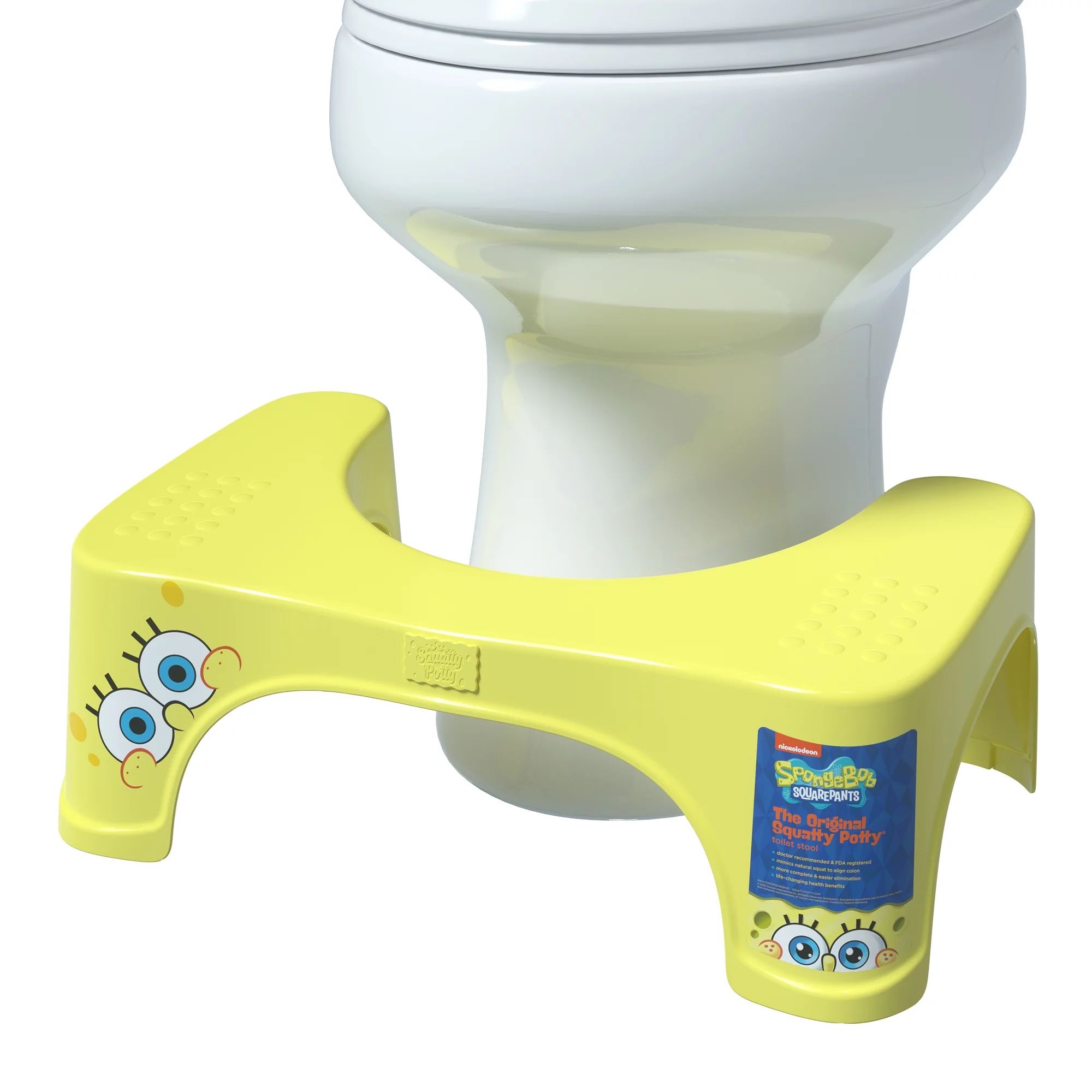 Squatty Potty SpongeBob Squarepants Toilet Stool - Walmart.com | Walmart (US)