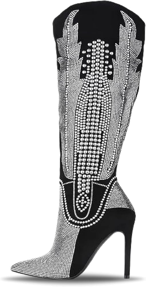 Cape Robbin Olkley Knee High Cowboy Boots Women - Western Cowgirl Boots for Women with Stiletto H... | Amazon (US)