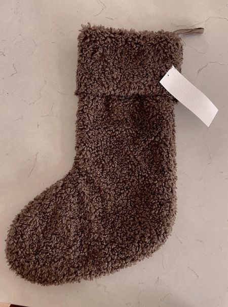 Brown Sherpa stocking only $12.99!! Sherpa Christmas stocking. So soft!! Christmas decor  



#LTKSeasonal #LTKsalealert #LTKHoliday