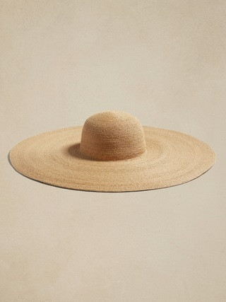 Oversized Raffia Straw Hat | Banana Republic (US)