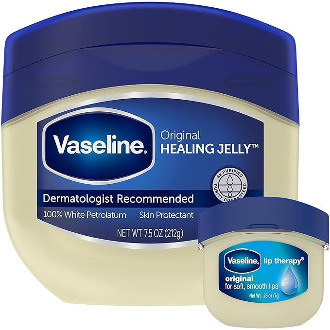 Vaseline Original Healing Jelly, Skin Protectant with 100% White Petrolatum + Original Lip Therap... | Amazon (US)